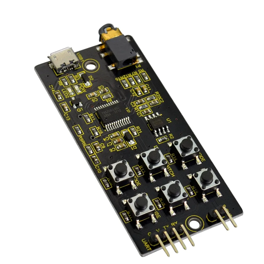 Integrated audio amplifier and speaker output