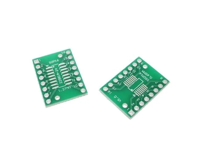 16-Pin SSOP to 16-Pin DIP Converter Board, 5-Pack