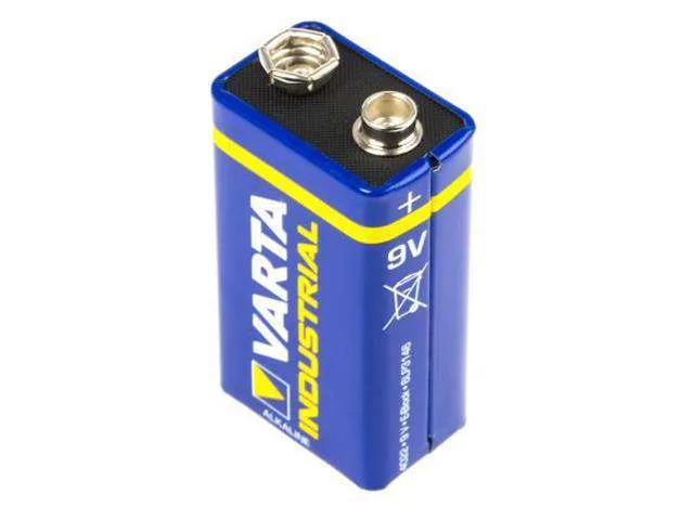 Varta Industrial 9V Alkaline Battery 4022 (1 Pack)
