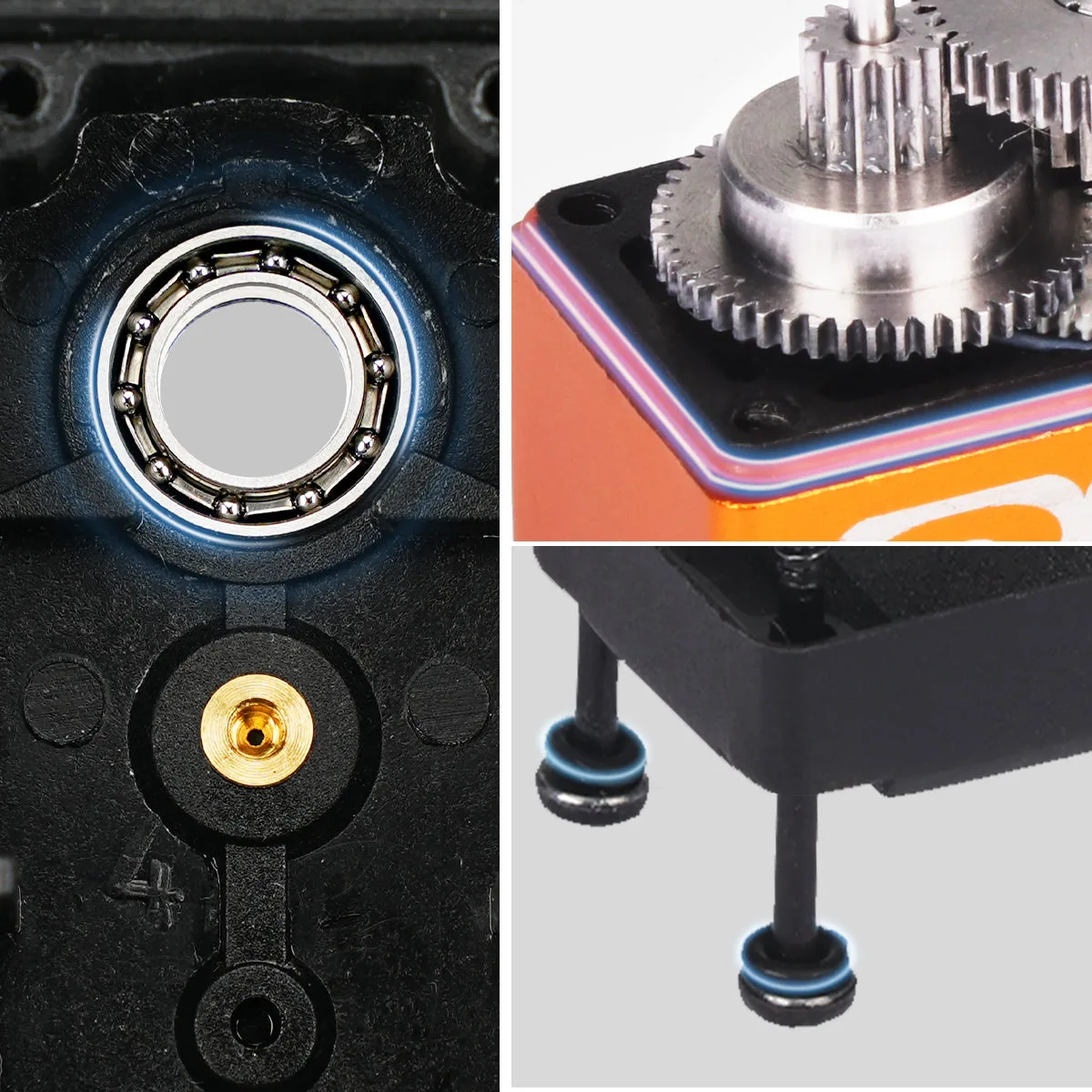 Durable stainless steel gears
