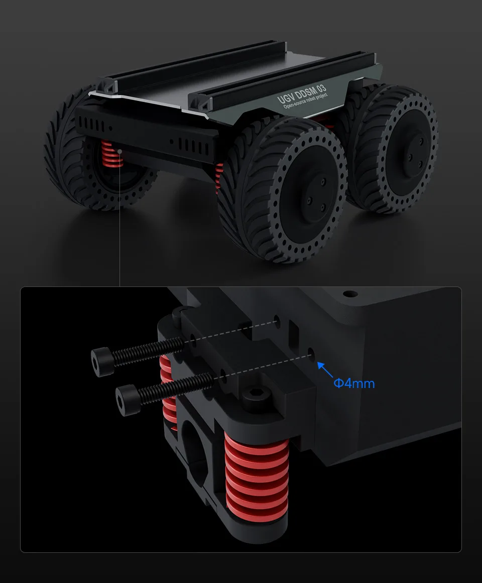 Generous load capacity