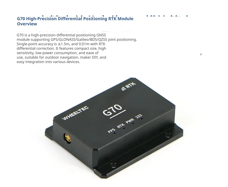 Compact differential GNSS module