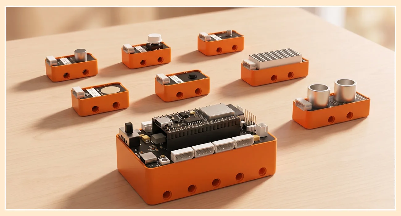 Multidimensional sensing with thirteen modules