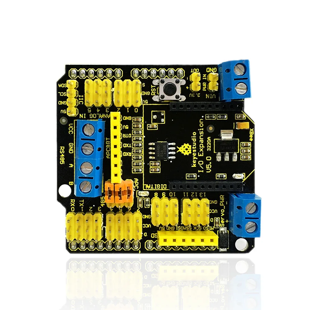 Expanded digital and analog pins