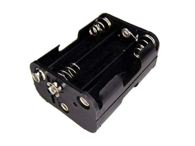 6 x AA Battery Holder with Snap Terminal