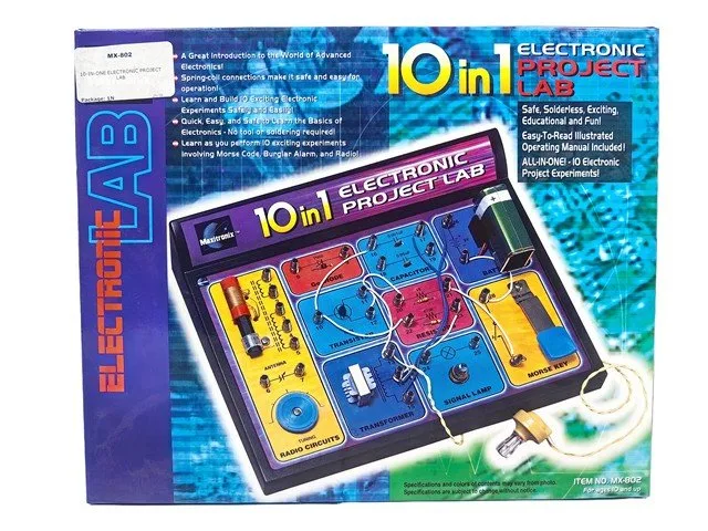 Maxitronix 10-in-1 Electronic Project Lab MX-802