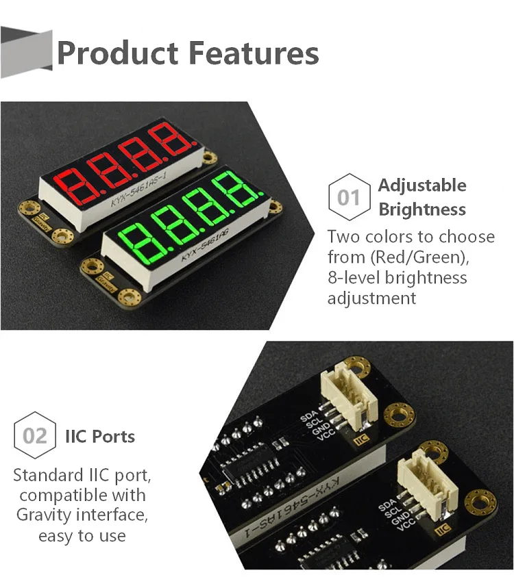 Gravity I2C interface