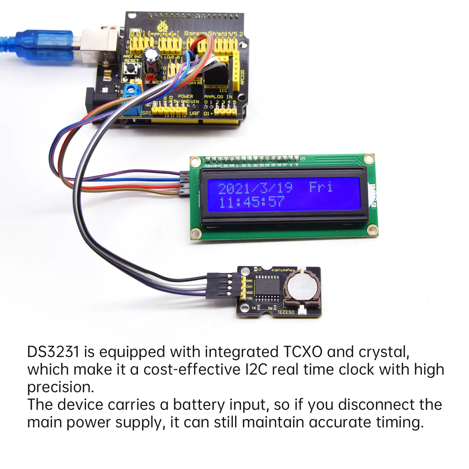 High-precision integrated timekeeping