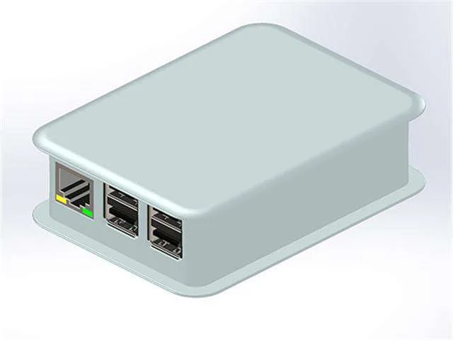 Teko White Flame-Retardant ABS Enclosure for Raspberry Pi 3, 2 and B+