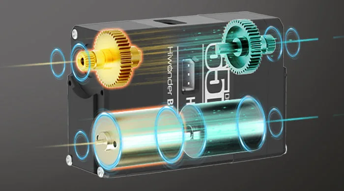 Magnetic encoder bus servos