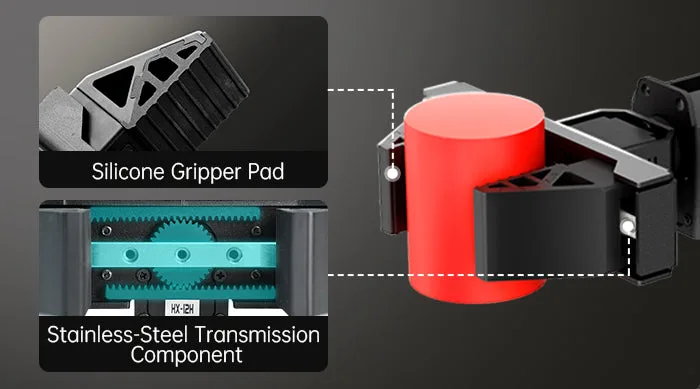 Durable parallel-rail gripper