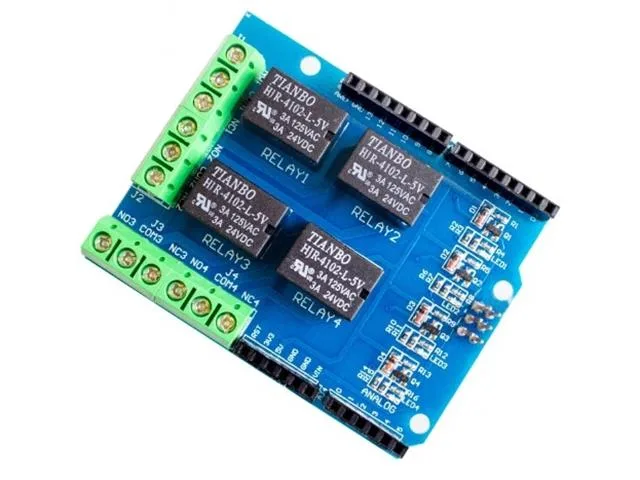4-Channel 5V Relay Shield for Arduino