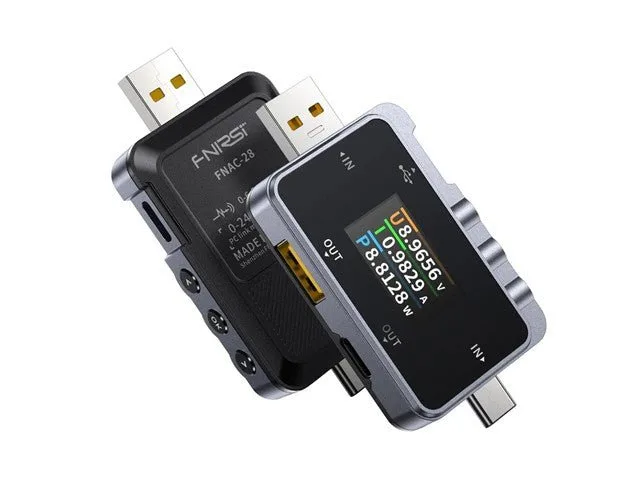 FNIRSI FNAC-28 Type-C USB Digital Multimeter and Power Tester
