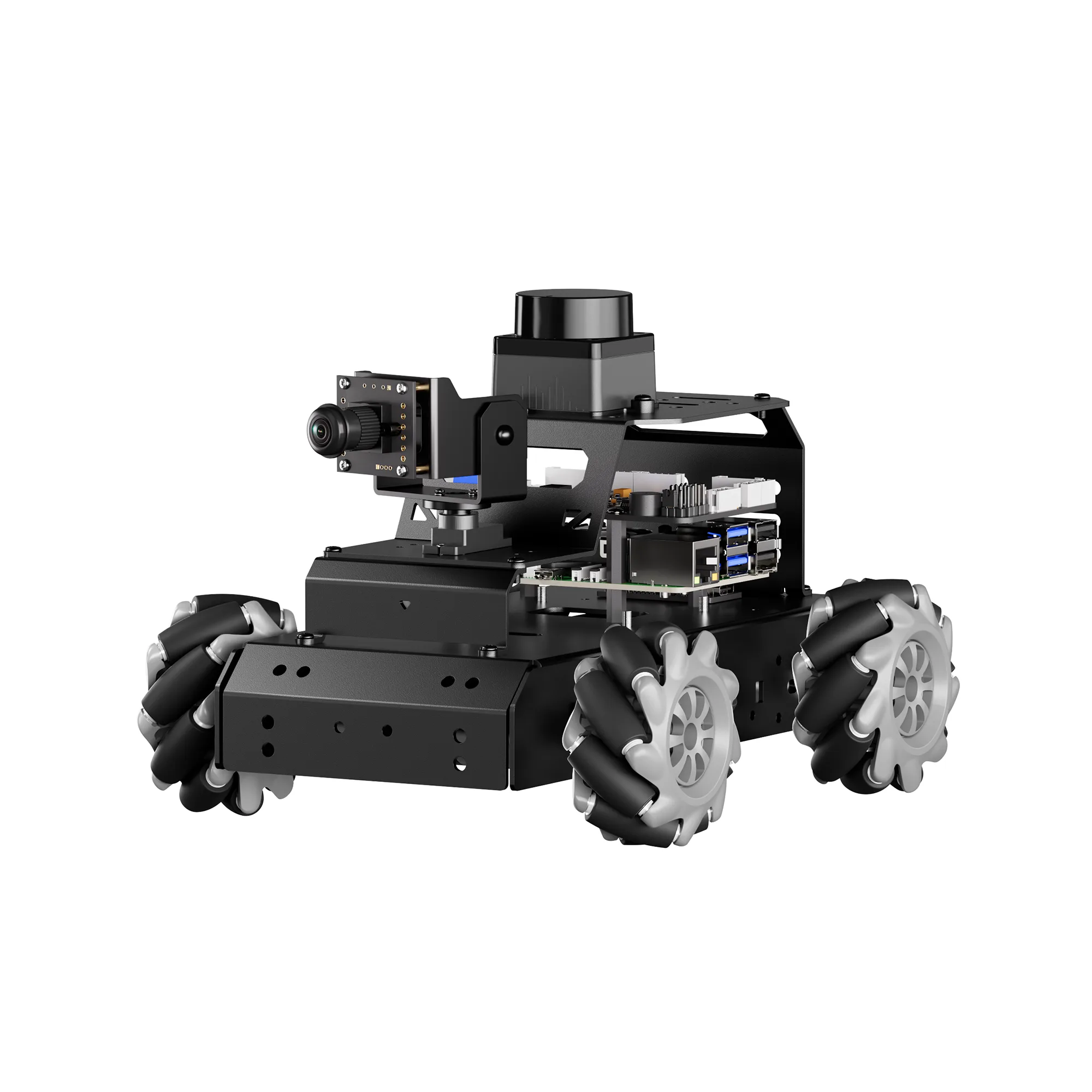 Hiwonder Raspberry Pi 5 Robot Car MentorPi M1 Mecanum-wheel Chassis 2DOF Monocular Camera ROS2-HUMBLE Support SLAM and Autonomous Driving