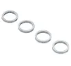 12mm ID Steel Spacer (15mm OD, 2mm Length) - 4 Pack