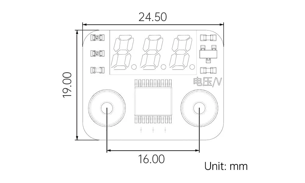 Compact physical dimensions