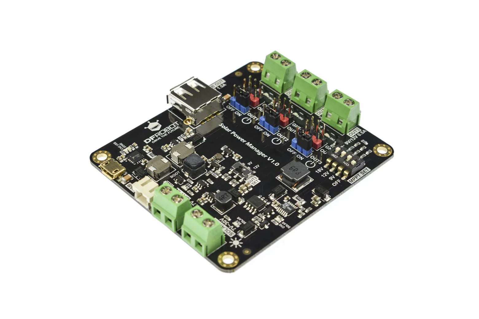 Solar Power Manager (for 9V/12V/18V Solar Panel)