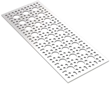 3123 Series Pattern Plate (3 x 9 Hole, 96 x 240mm)