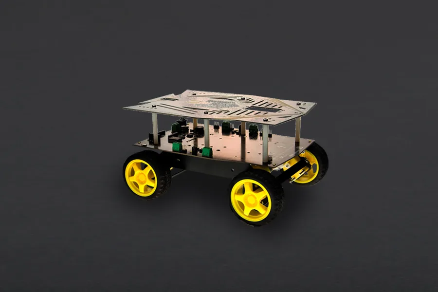 Cherokey 4WD Mobile Robot Platform with L298P Motor Driver for Arduino