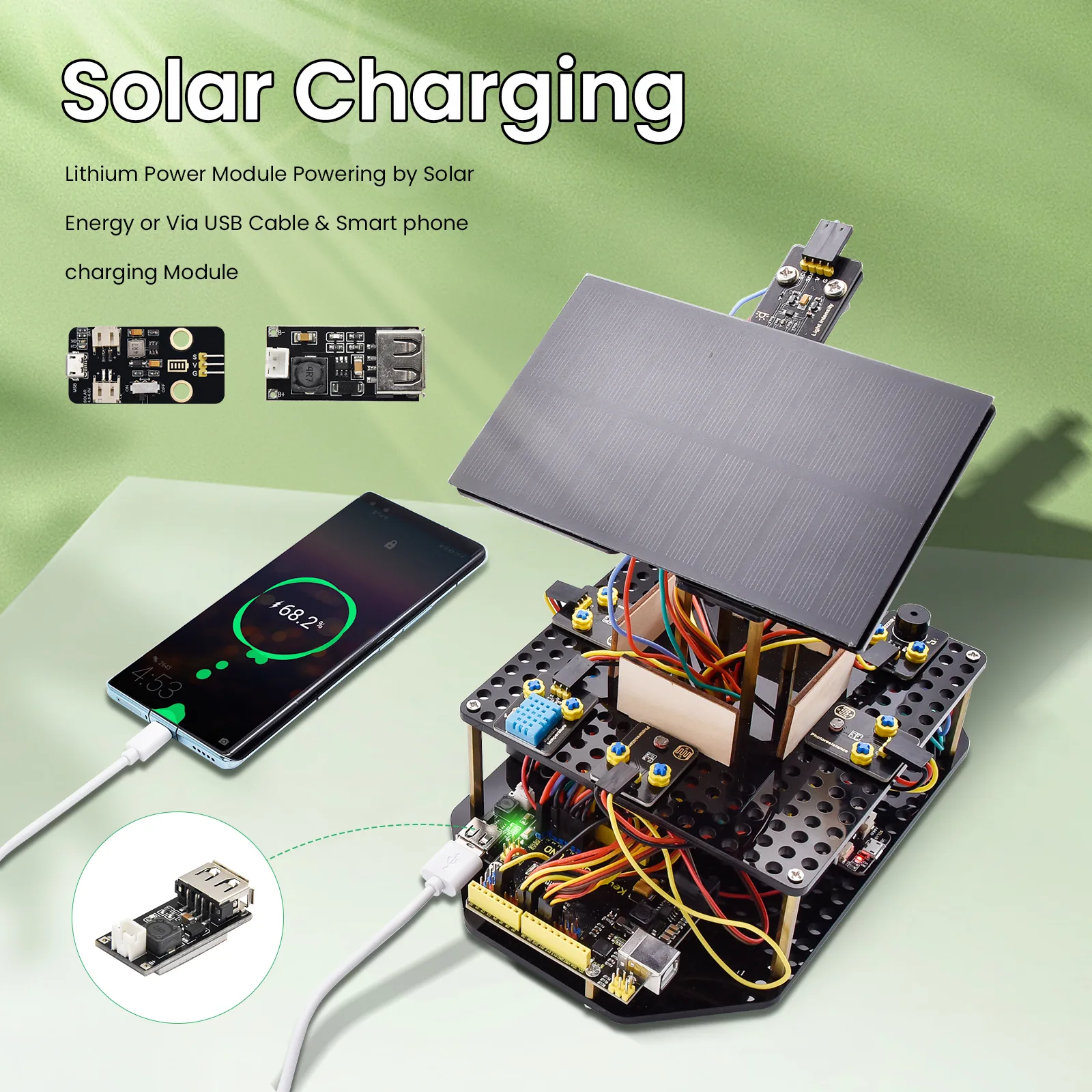 Integrated environmental sensors