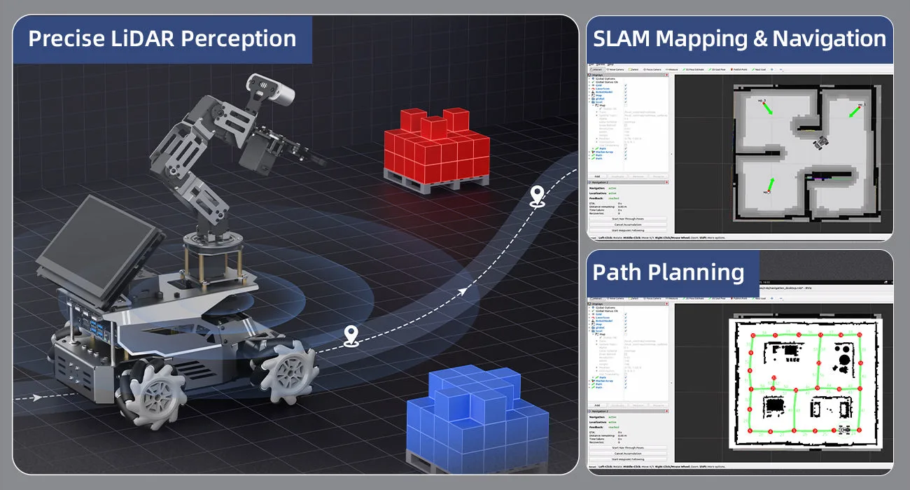 High-precision TOF LiDAR navigation