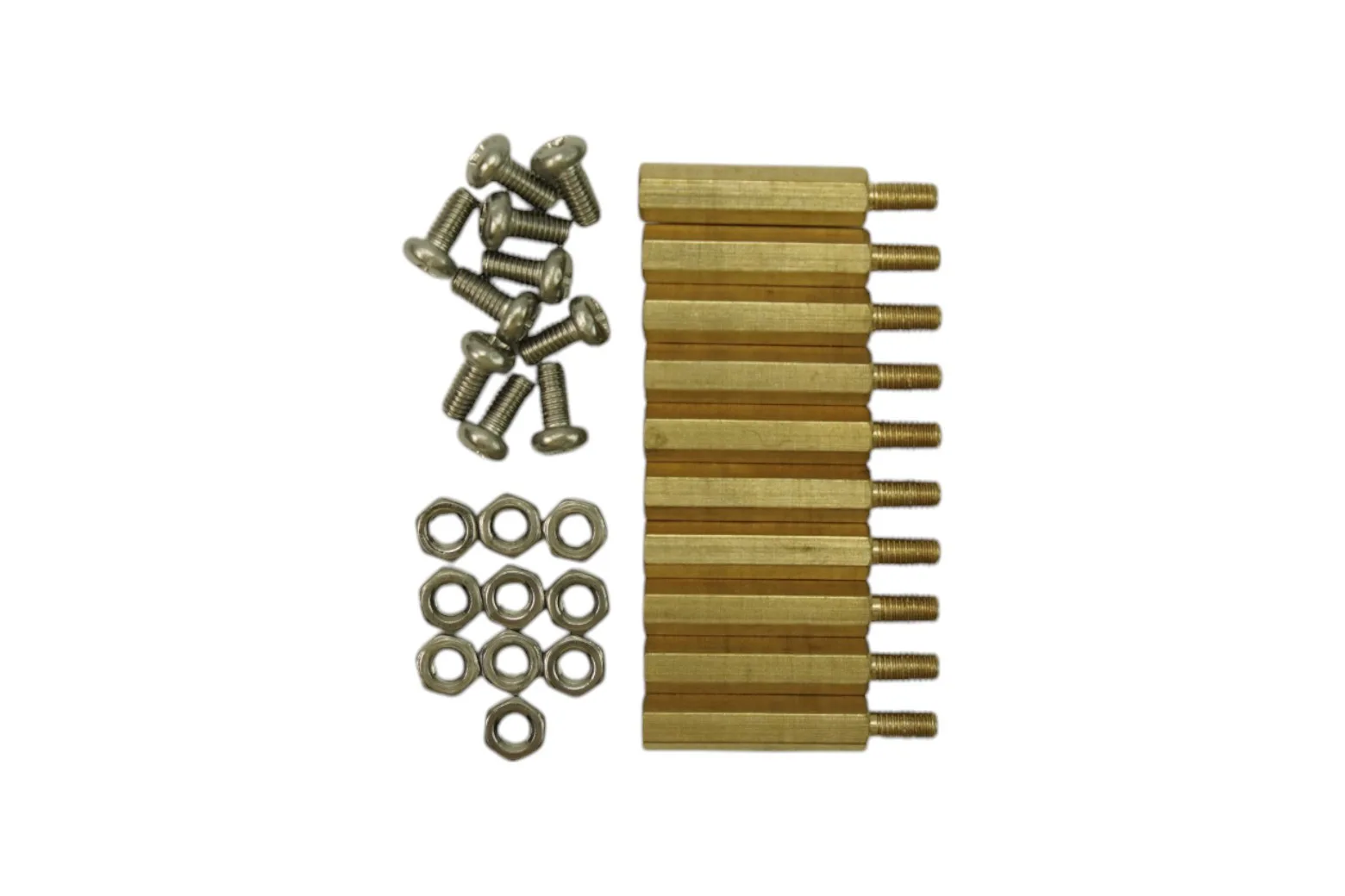 M3 20mm Hexagonal Male-Female Standoffs Mounting Kit (10 Sets)