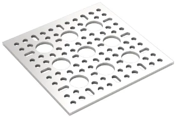 3123 Series Pattern Plate (3 x 3 Hole, 96 x 96mm)