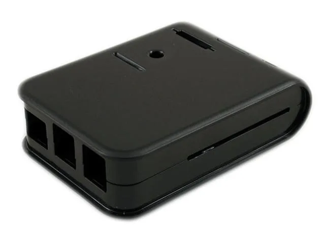 Hammond 1593HAMPITBK Black ABS Enclosure for Raspberry Pi