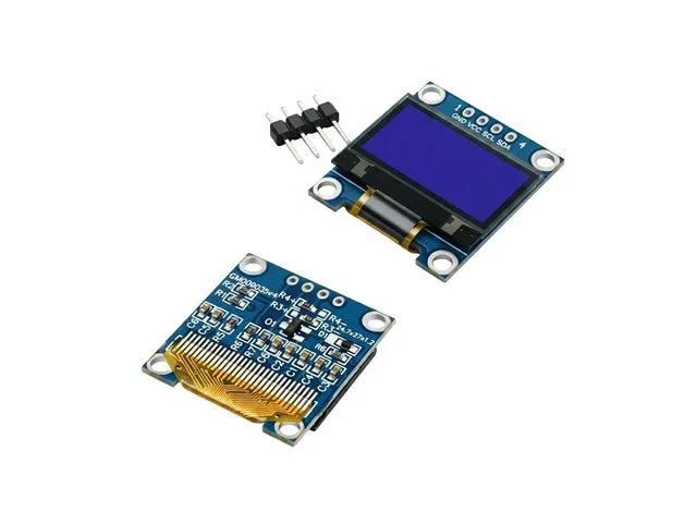 0.96-Inch I2C OLED Graphic Display Module, 128x64 White, SSD1306