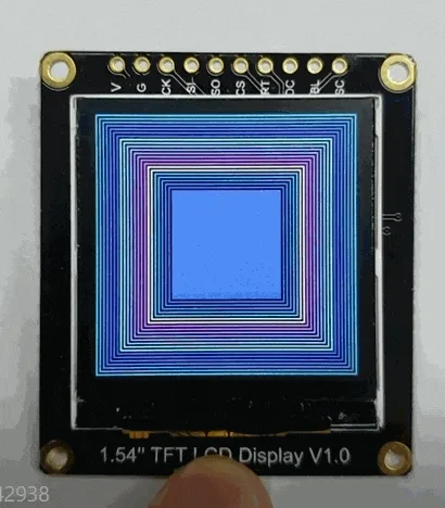 Vibrant 16-bit colour screen