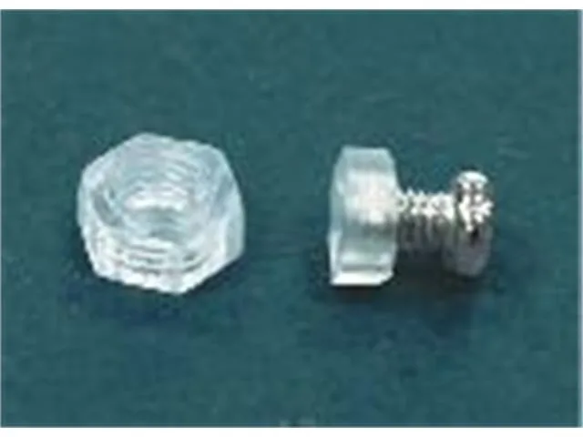 M4 Nylon Nut, M4 x 0.7P Thread, 3.3 mm Thickness