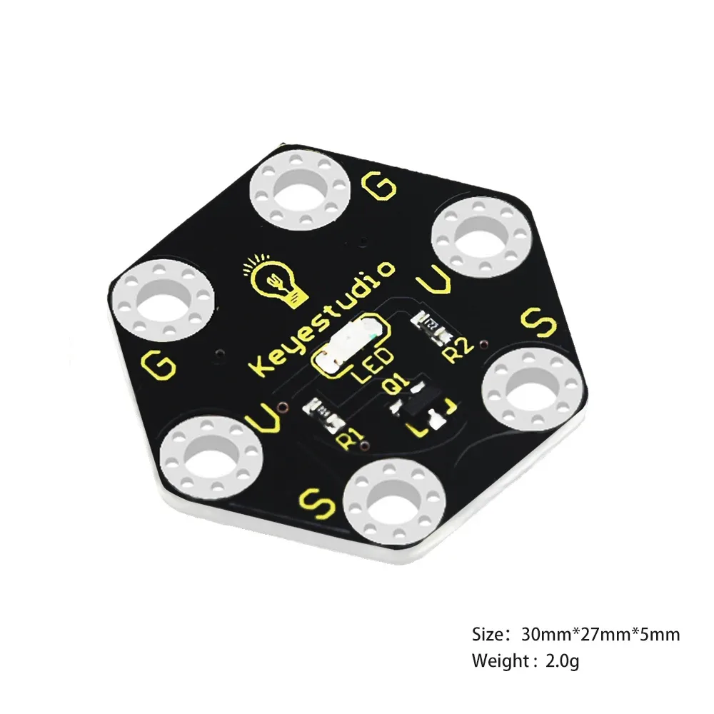 Signal-controlled red LED