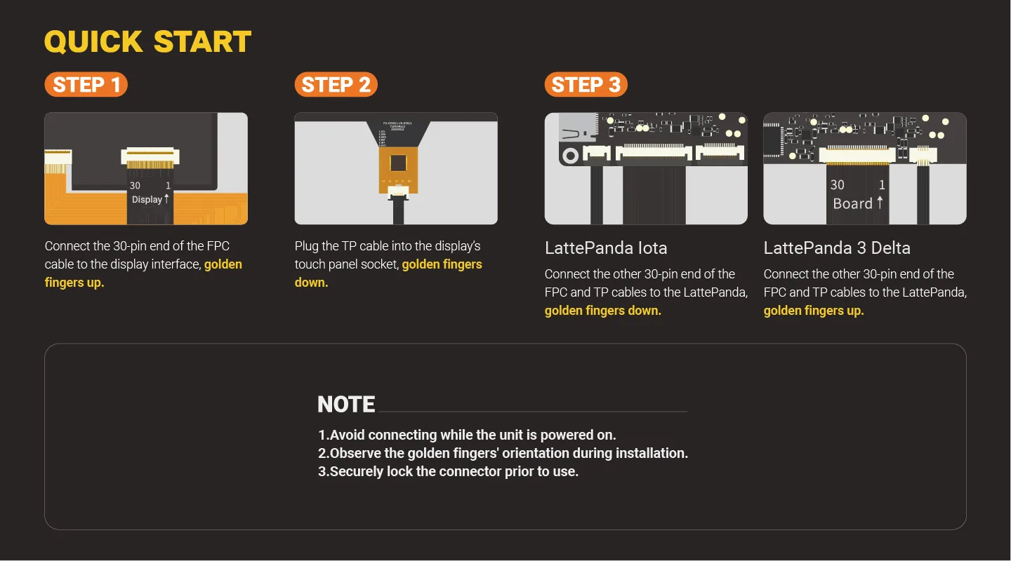Straightforward hardware installation