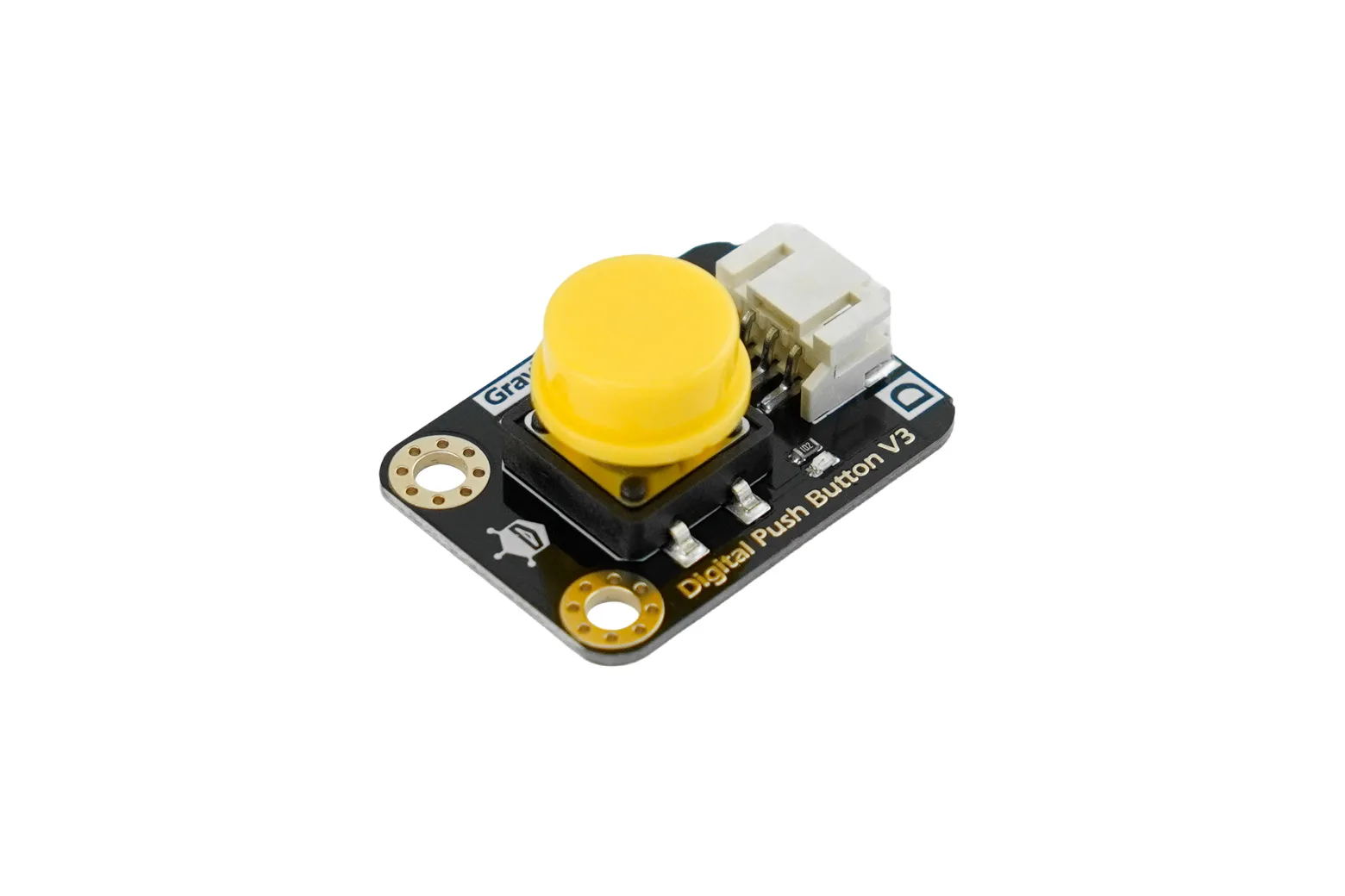 Gravity: Digital Push Button (Yellow)