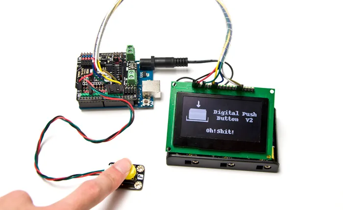 Tactile keypad with LED feedback
