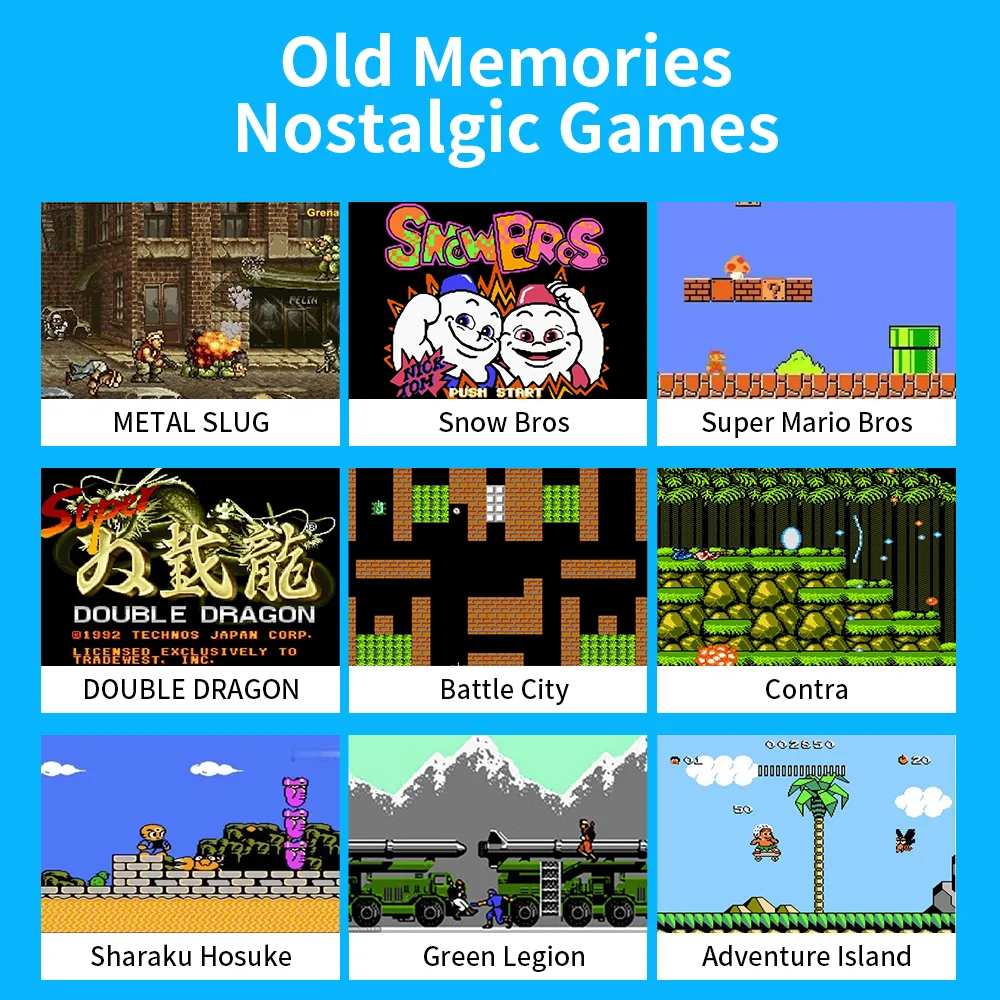 Classic retro layout