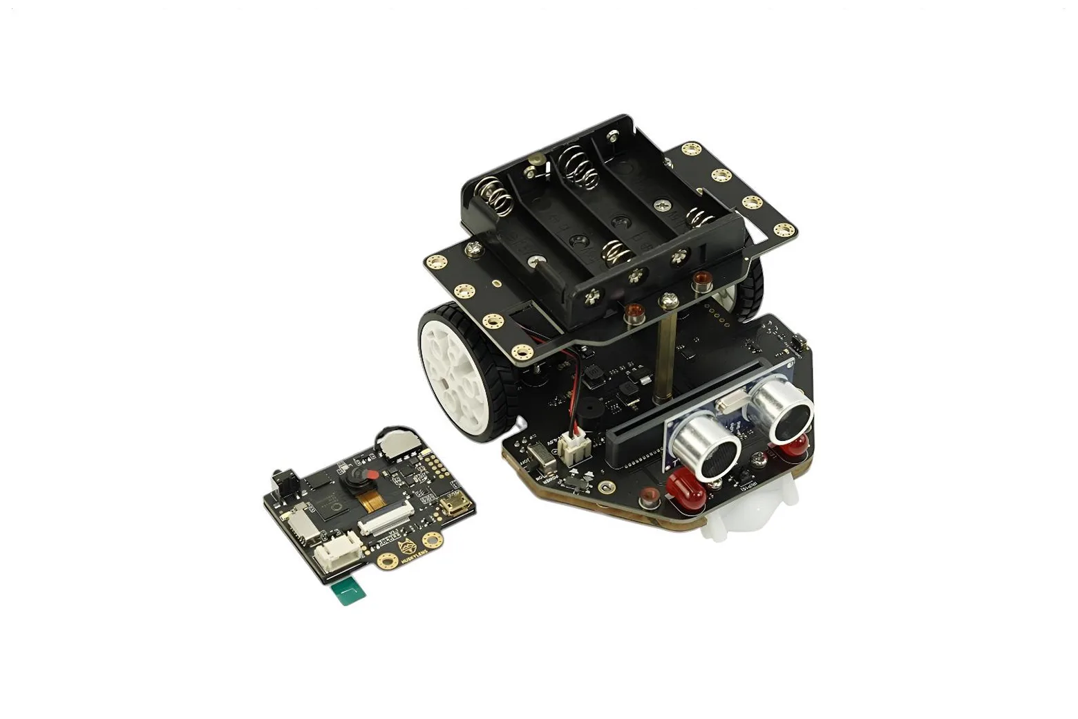 micro:Maqueen Plus V2 (Ni MH Rechargeable Battery) with HUSKYLENS
