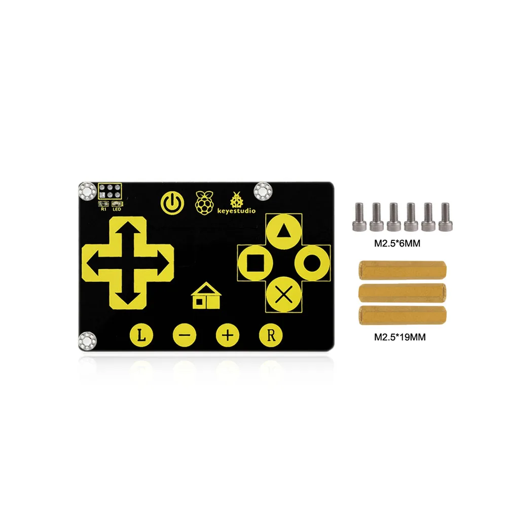 Sixteen capacitive touch keys