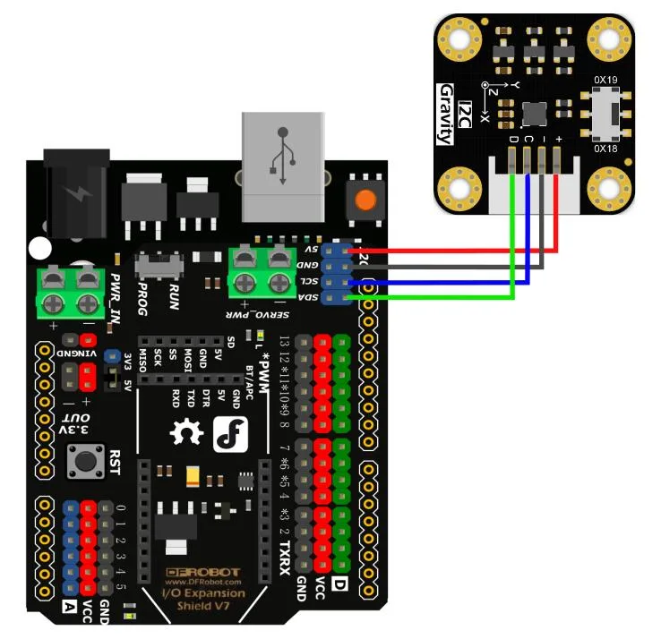 Plug-and-play Gravity I2C interface