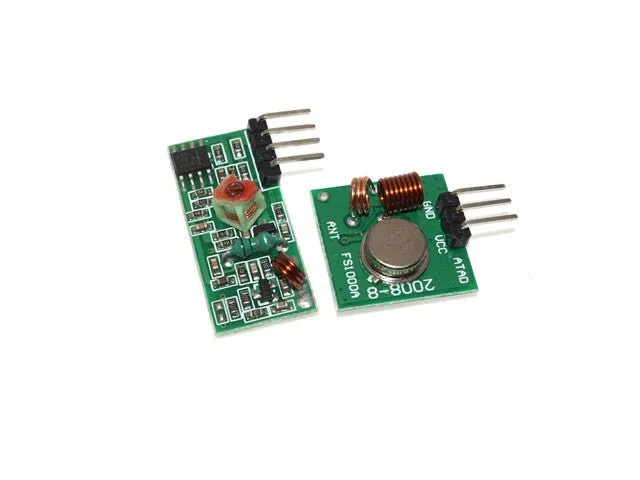 433MHz RF Wireless Transmitter and Receiver Link Kit