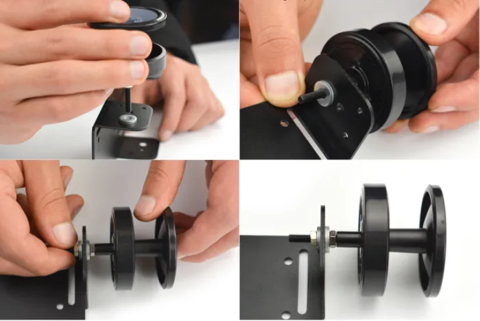 Wheel bracket mounting