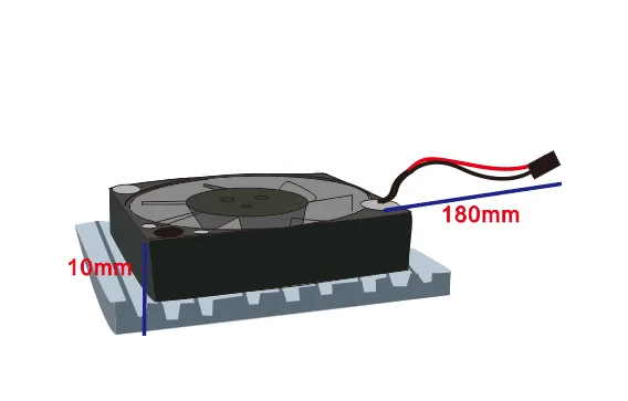 High-speed active aluminium cooling