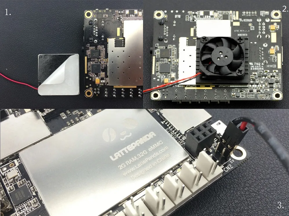 Thermal pad adhesive mounting