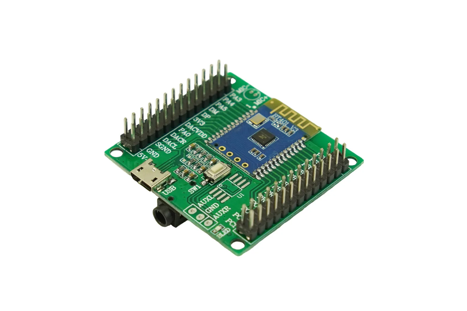 Evaluation Board for Audio & BLE/SPP Pass-through Module (Bluetooth 5.0)