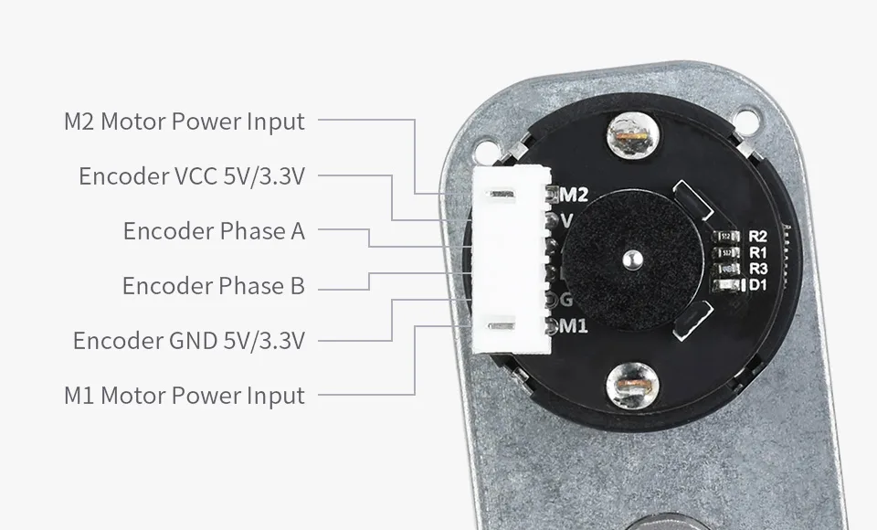 Integrated magnetic Hall encoder