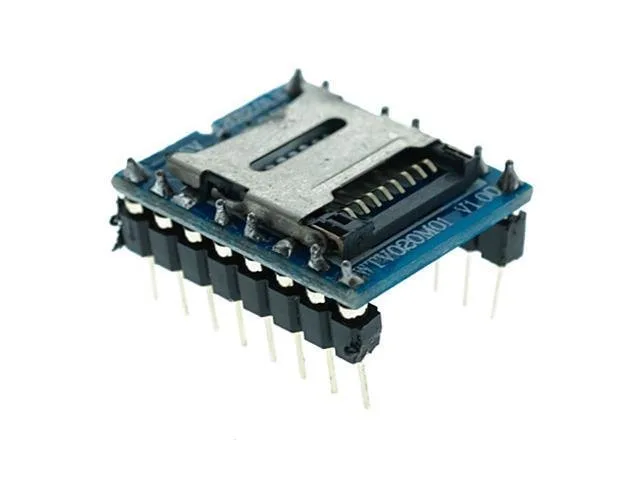 WTV020 Mini SD Card Audio Playback Sound Module