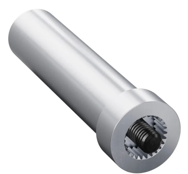 8mm Round Servo Shaft (25 Tooth Spline, 36mm Length)
