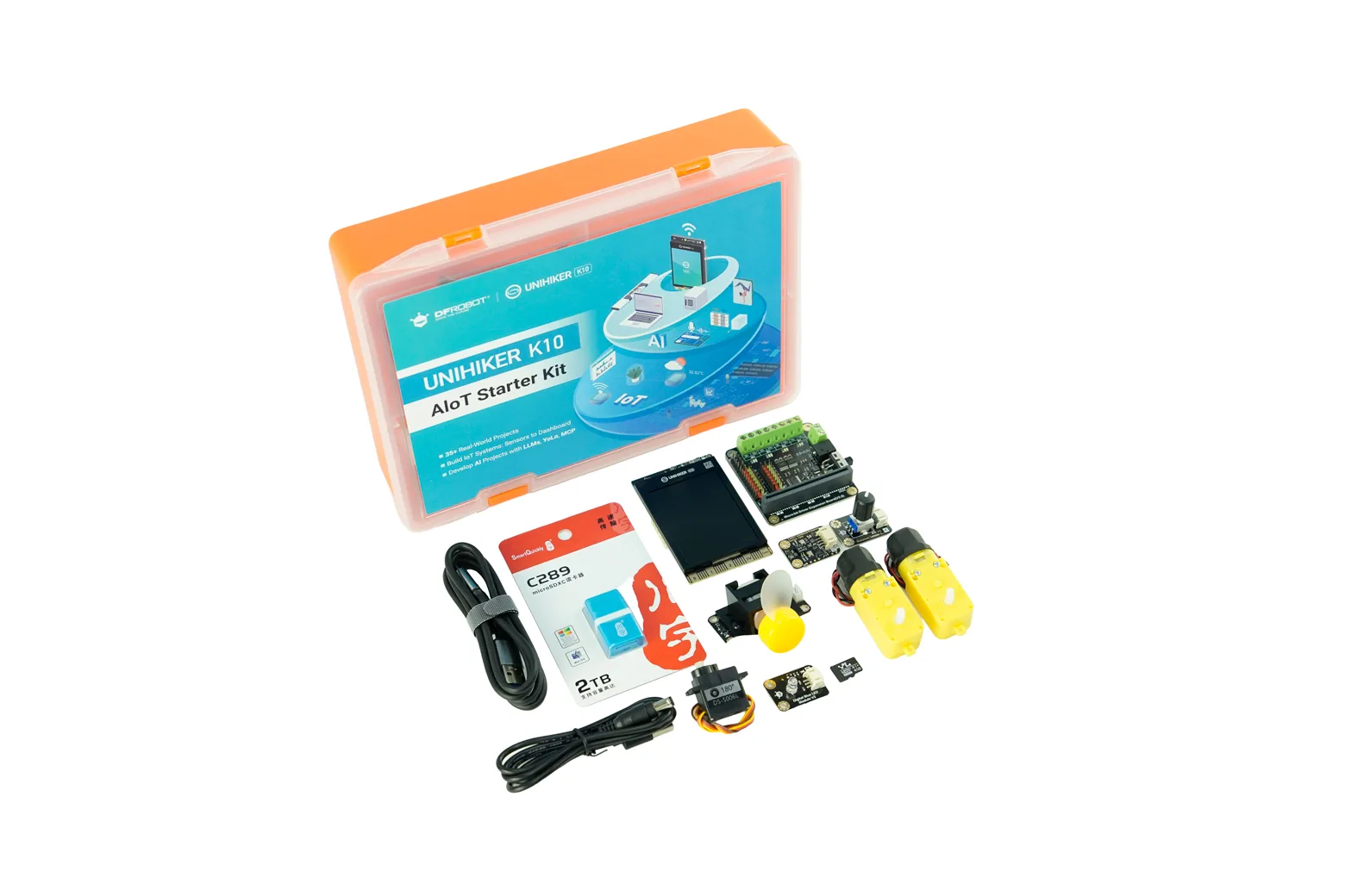 UNIHIKER K10 AIoT Starter Kit - 35-in-1 Creative Maker Lab for Next-Gen Artificial Intelligence