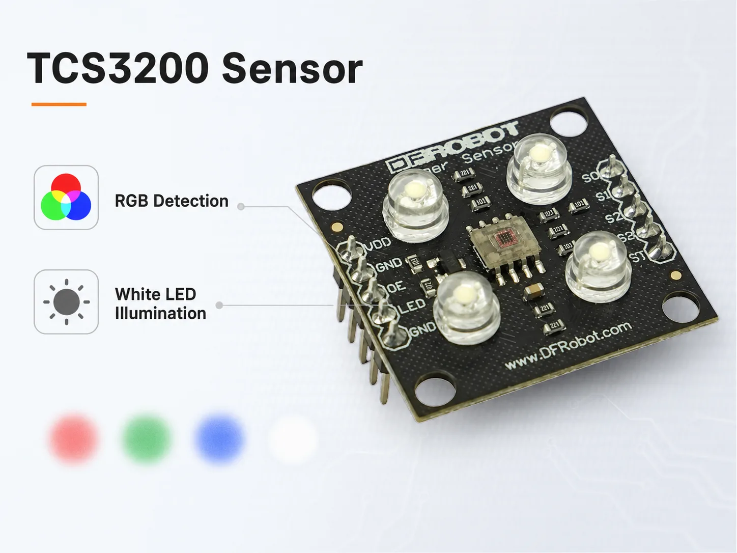 Uniform photodetector filter array