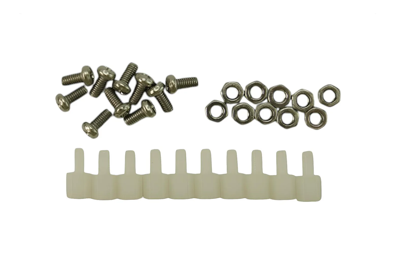 M3 Nylon Screw and Standoff Kit (10 Sets, 6mm)